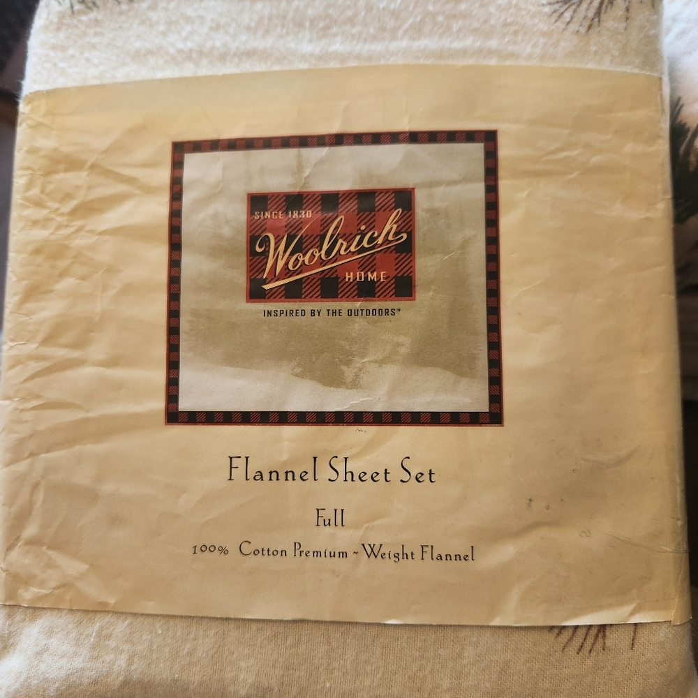 Woolrich Cotton Flannel Sheet Set FULL